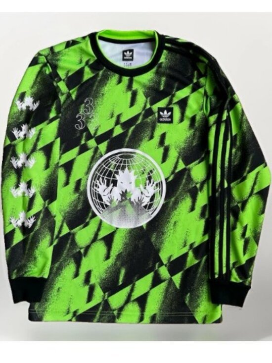 adidas Other - Adidas Soccer Club Jersey All Over Print Green Men’s Size Small Streetwear Bold